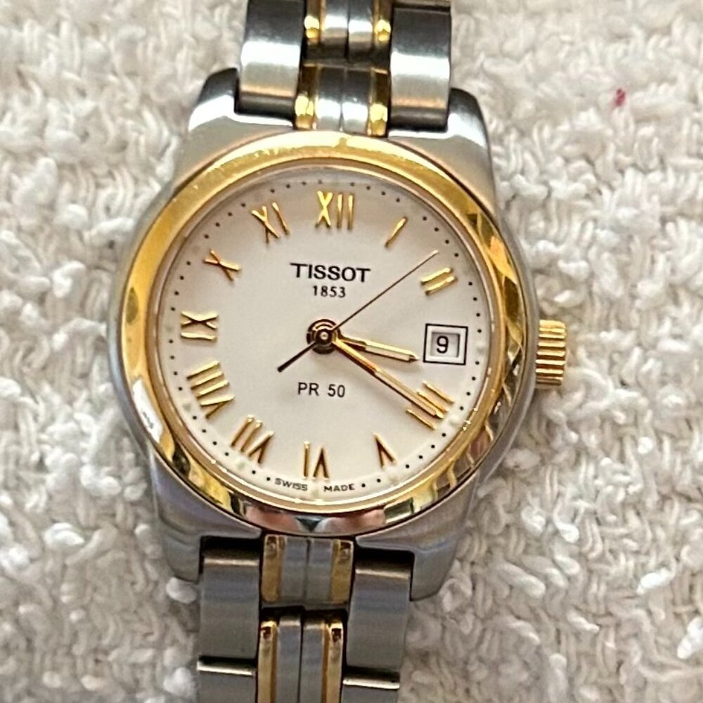 Tissot 1863 PR50 Swiss Ladies Bracelet Watch Sapphire Crystal